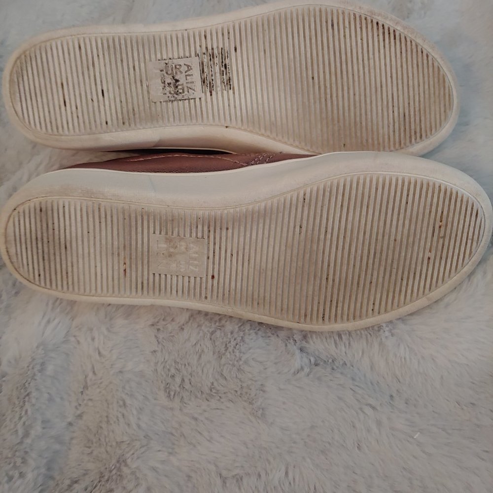 Naturalizer pale pink metallic leather slipon loafer size 7 - Picture 10 of 14